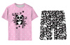 KINDERPYJAMA "ADA" - PANDA / rosa - Bambus-Single Jersey mit Elastan (146/152)