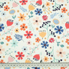 COLORFUL FLOWERS / vanilla - looped knit 