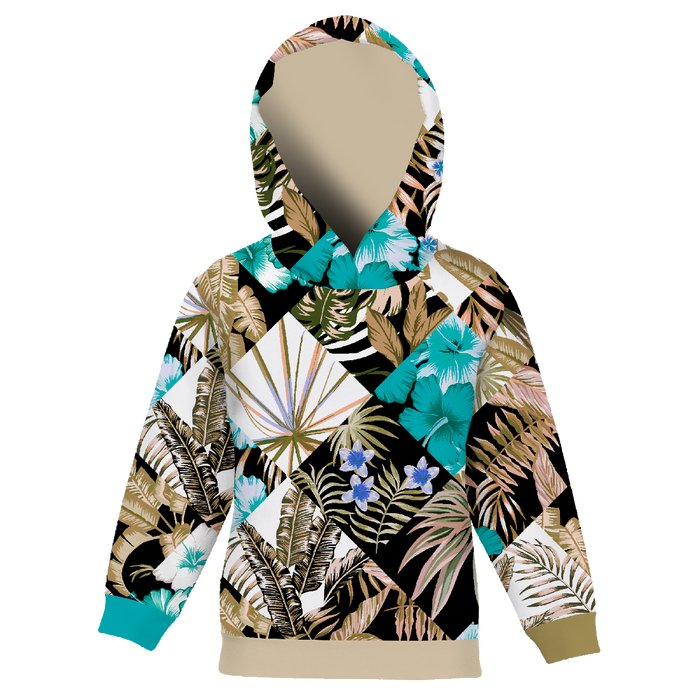 TROPICAL CHECK / golden - Crepe