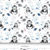PENGUINS / LEAVES (ENCHANTED WINTER) - softshell