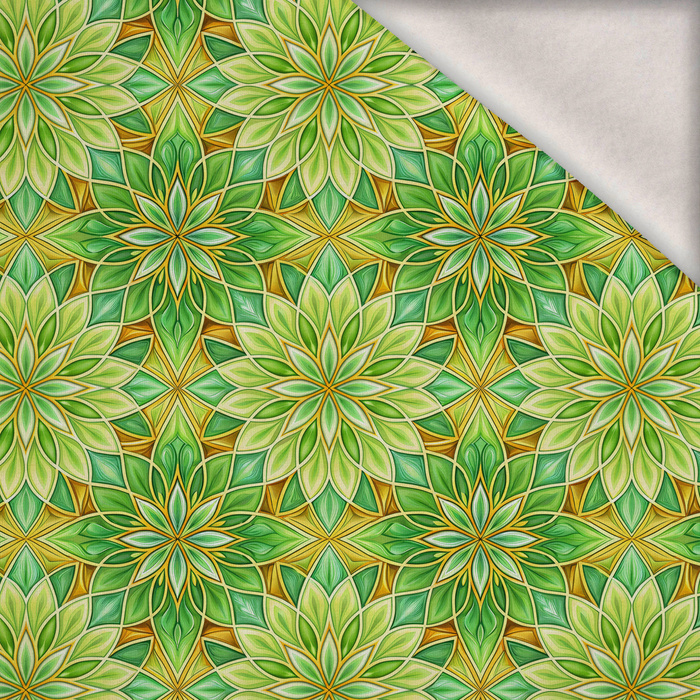 Stained Garden wz. 3 - dzianina drapana z elastanem ITY