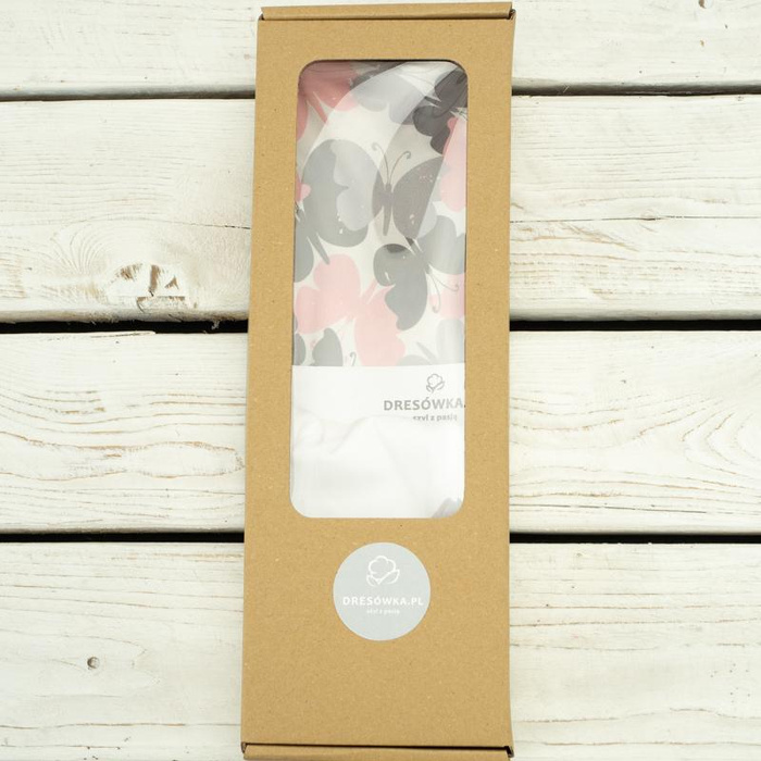 Mädchen Badeanzug - SCHMETTERLINGE ROSA 86-92