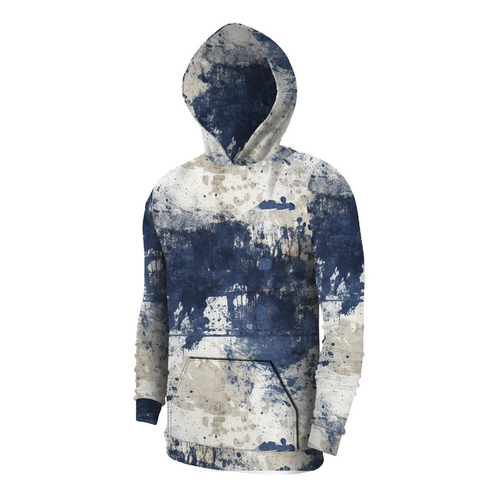 NAVY GRUNGE wz. 7 - French Terry mit Elasthan