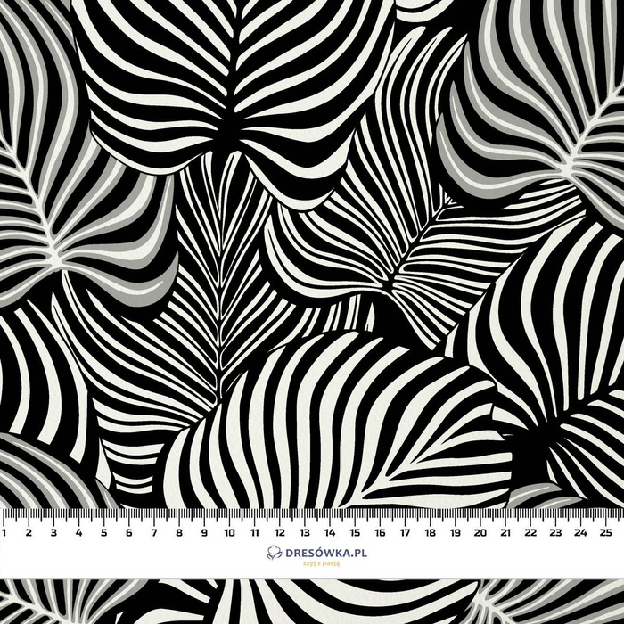 ZEBRA LEAVES - Crepe