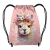 GYM BAG - WATERCOLOR LAMA - small