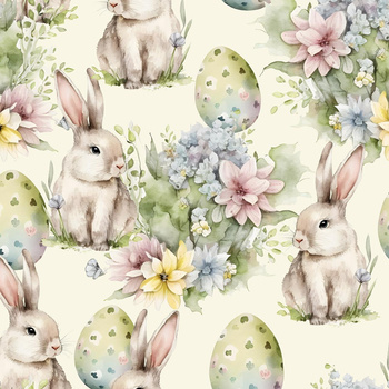 BUNNY EASTER VZ. 1 - lehký, česaný úplet