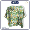 LEICHTE OVERSIZE BLUSE "ELENA" - PAPAGEIE m. 2 / weiß (JUNGLE) - Nähset