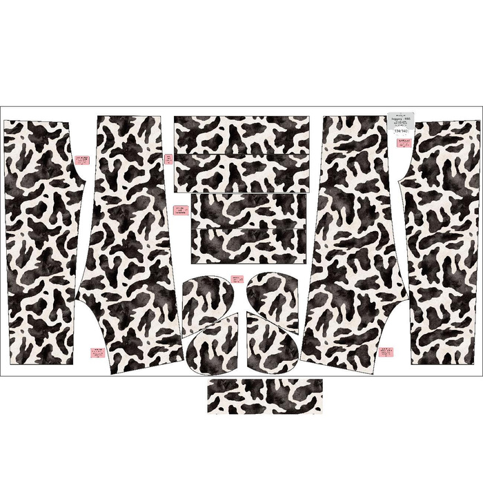 KINDER JOGGINGHOSE (ROBIN) - ANIMAL SKIN ms.5 - Nähset (110/116)