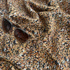 Viscose Crepe - ABSTRACT ANIMAL PRINT / camel