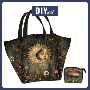 XL Tasche mit Utensilientasche 2 in 1 - VINTAGE AURA WZ.1 - Nähset