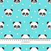STAR PANDAS - Baumwoll Webware