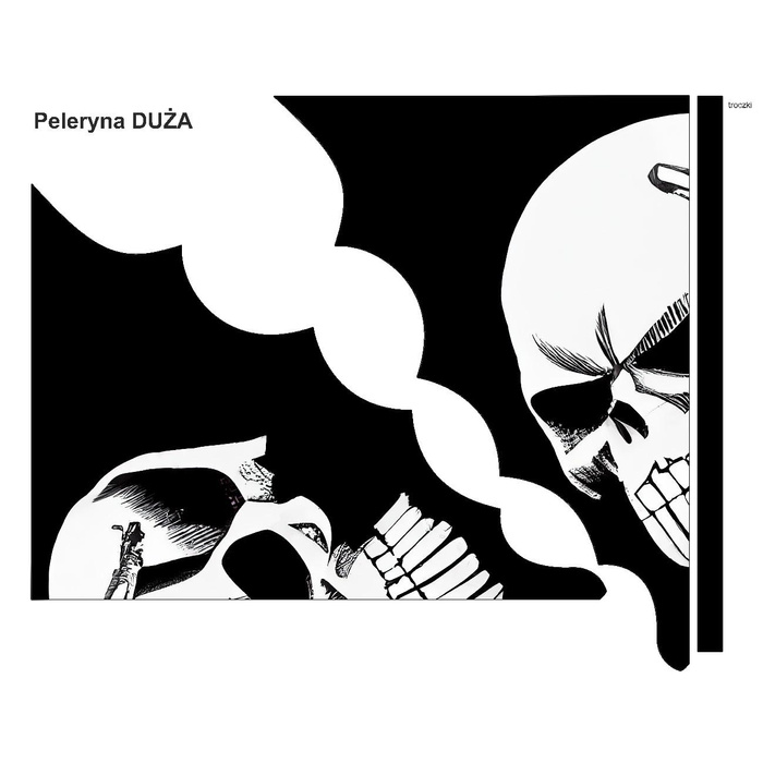 Pláštěnka - LEBKA / rozměr pro výběr