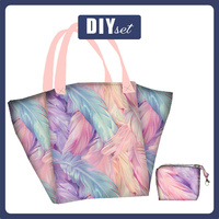XL bag with in-bag pouch 2 in 1 - FEATHERS pat. 1 - sewing set