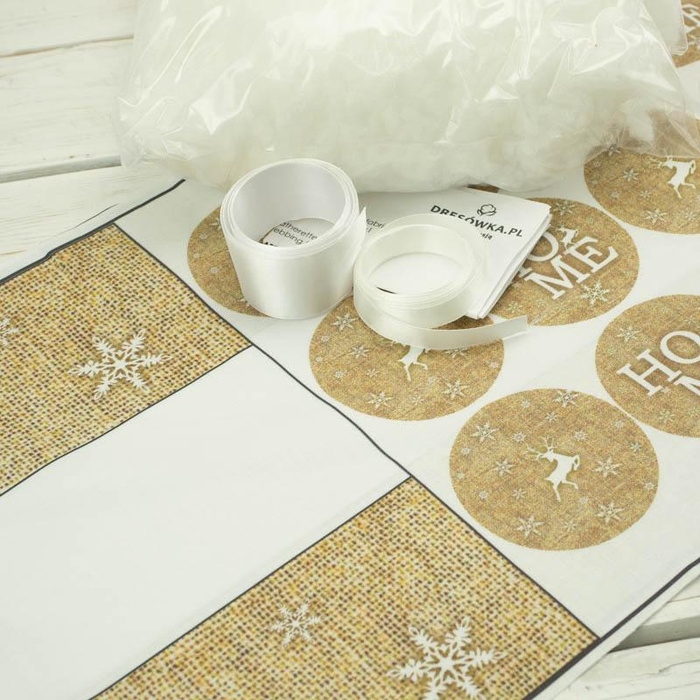 WEIHNACHTSKRANZ - HOME / Jute - Nähset