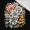 BOUQUET OF FLOWERS WZ.7 - panel (75cm x 80cm) Waterproof woven fabric