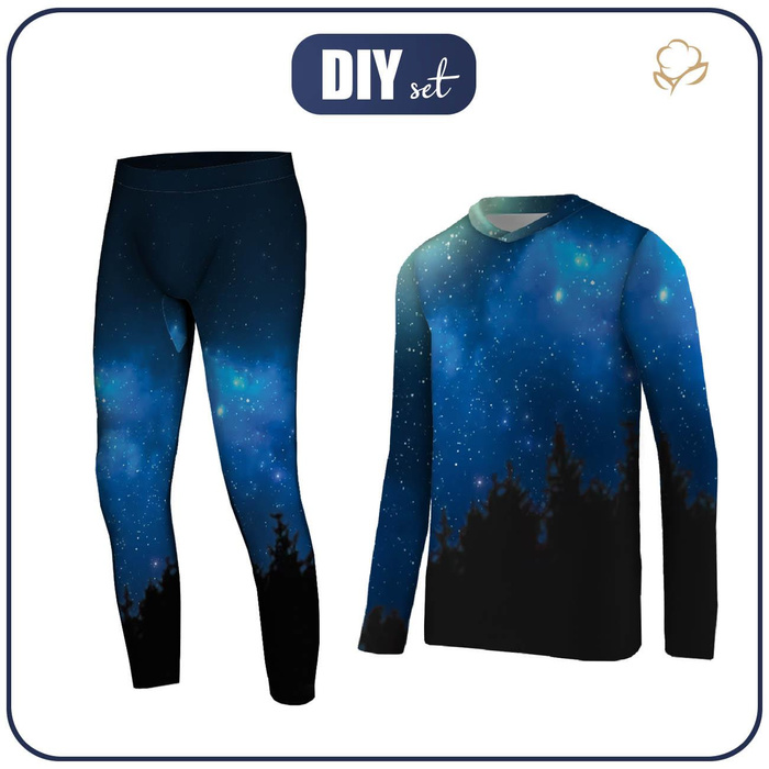THERMO KOMPLET CHŁOPIĘCY (LUCAS) - NIGHT SKY - zestaw do uszycia 110