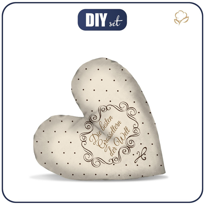 DECORATIVE PILLOW HEART - DIE BESTEN GROSSELTERN DER WELT