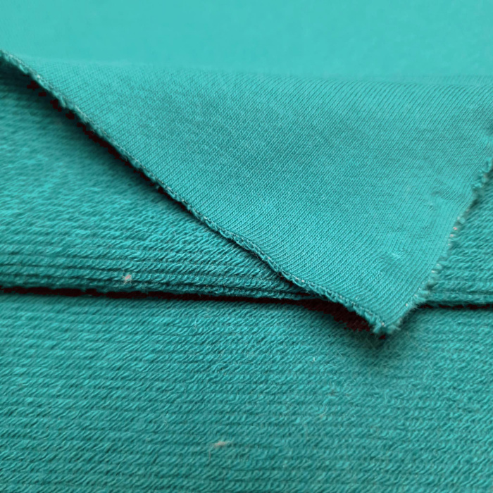 Teplákovina s diagonální vazbou 340g - TRANSFORMATIVE TEAL (D-247) 