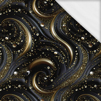 Black & Gold Glamour wz.10 - single jersey with elastane ITY