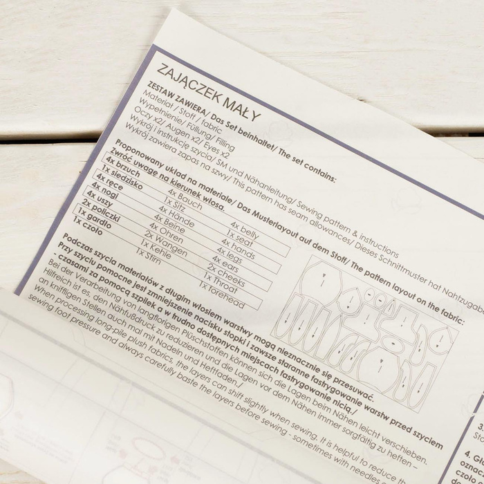 WYKRÓJ PAPIEROWY - ZAJĄC MAŁY