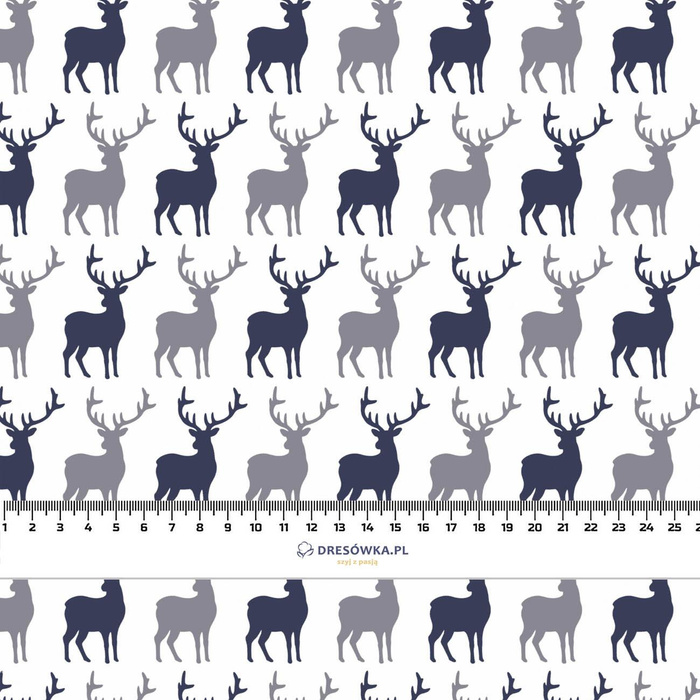 REINDEERS PAT. 4 (WINTER TIME) / white - Waterproof woven fabric