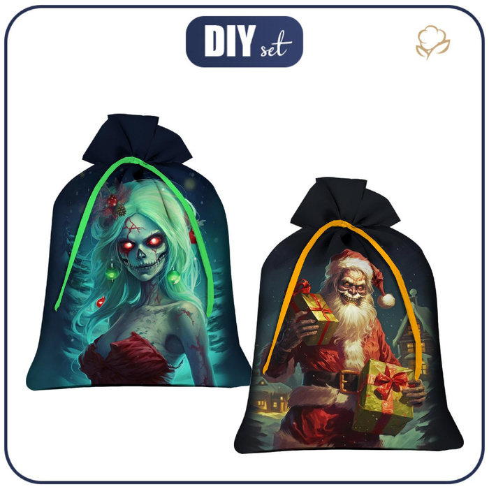 Dárkové pytlíky -CHRISTMAS 1- Sada šití- VELKÝ