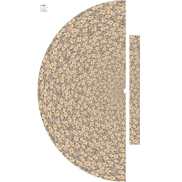 PASTELLBLUMEN  Ms. 2 - Maxirock Panel