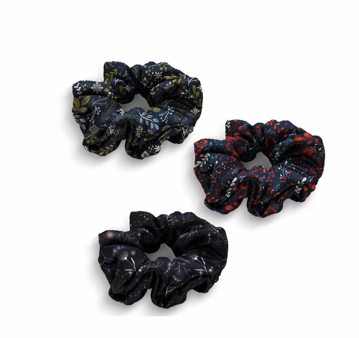 HEADBAND AND HAIR ELASTIC 3KPL - PATTERN 12 - sewing set 4-8