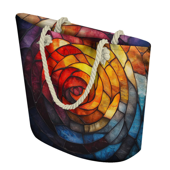 STAINED GLASS WZ.3 (46 cm x 50 cm) - dickes geprägtes Kunstleder