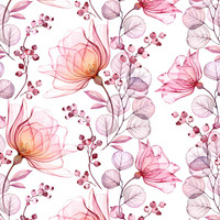 BLUMEN Ms. 4 (rosa) - Nylonstoff PUMI