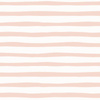 STRIPES - ECRU AND LIGHT PINK (BIRDS IN LOVE) - Cotton woven fabric