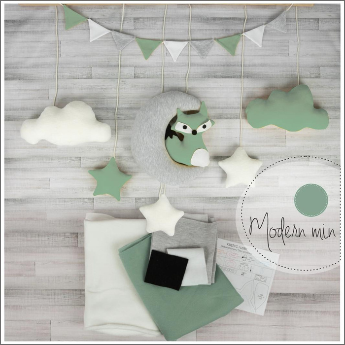 SET GIRLAND - FOX + paper cutout 