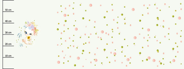 HÄSCHEN M. 2 (SÜßE HÄSCHEN) - Paneel (60cm x 155cm) SINGLE JERSEY 