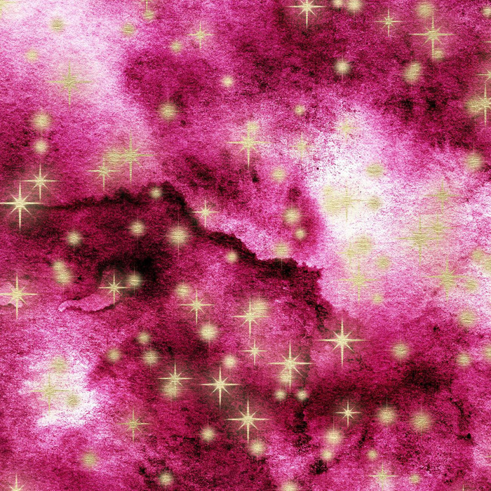 GOLDEN STARS Pat. 2 / WATERCOLOR MARBLE - Waterproof woven fabric
