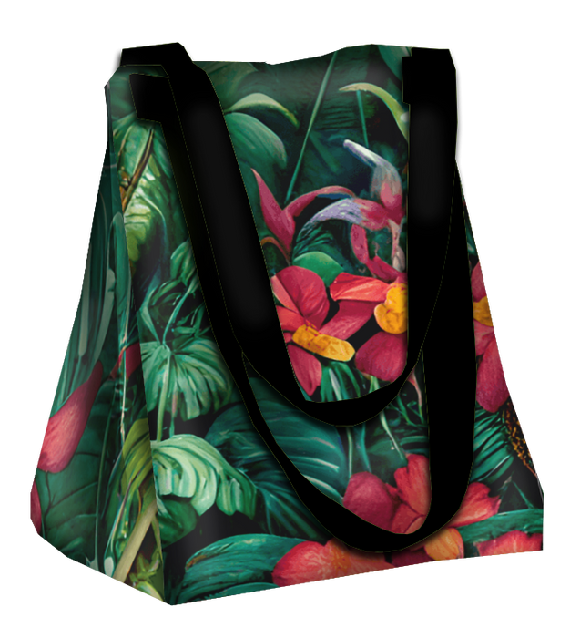 XL bag with in-bag pouch 2 in 1 - WILD JUNGLE PAT. 1 - sewing set
