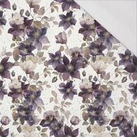 FLOWERS RACCOON FAMILY - single jersey