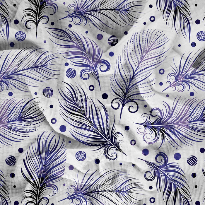 FEDERN (Very Peri) - Baumwoll Musselin