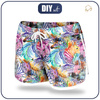 Women’s boardshorts - ZEBRA / rainbow M