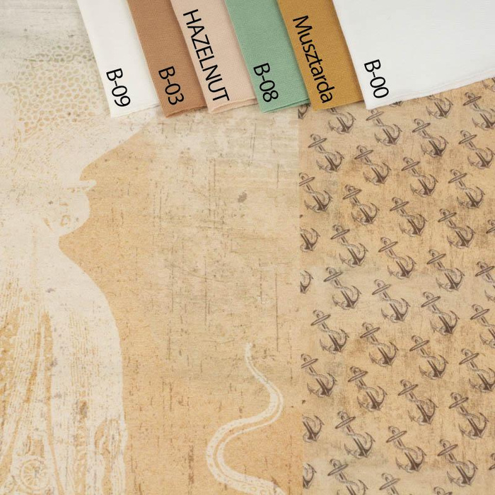 SCHATTEN / OCTOPUS Ms. 2 (MEERESGRUND) - panoramisches Paneel (60cm x 155cm)