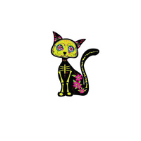 CAT ELENA (DIA DE LOS MUERTOS) - panel 50cm x 60cm