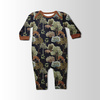 DEERS AND BEARS (INTO THE WOODS) - looped knit fabric with elastane ITY