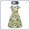 KID'S DRESS "MIA" (146/152) - BOTANICAL GARDEN WZ.1 - sewing set 