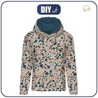 CLASSIC WOMEN’S HOODIE (POLA) - TERRAZZO PAT. 7 - looped knit fabric