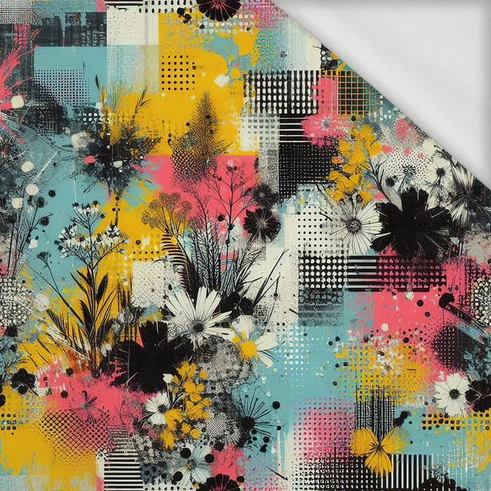 FLORAL REVERIE WZ. 9 - looped knit fabric