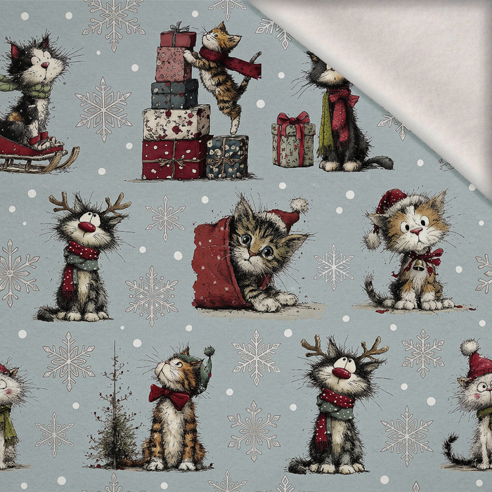 CHRISTMAS PETS WZ. 3 - brushed knitwear with elastane ITY