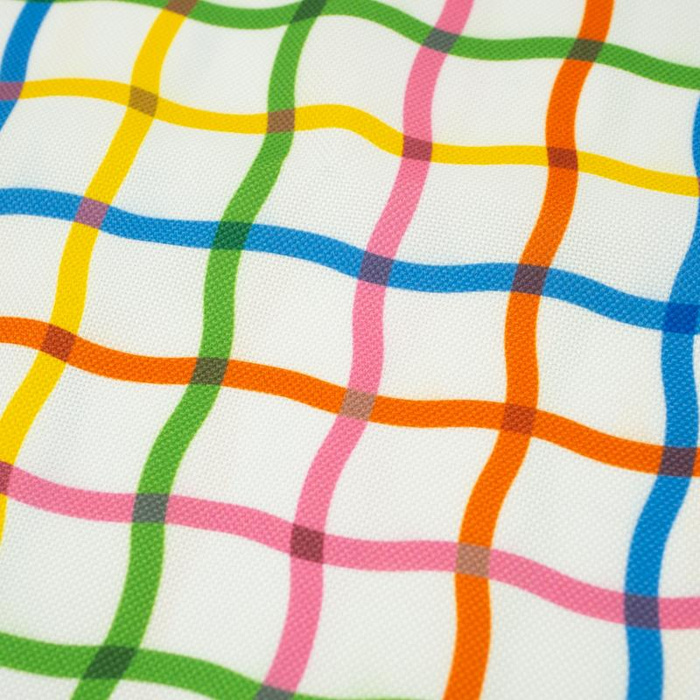 COLORFUL SQUARES - Waterproof woven fabric