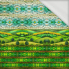 Stained Garden wz. 18 - panel (60cm x 50cm) looped knit