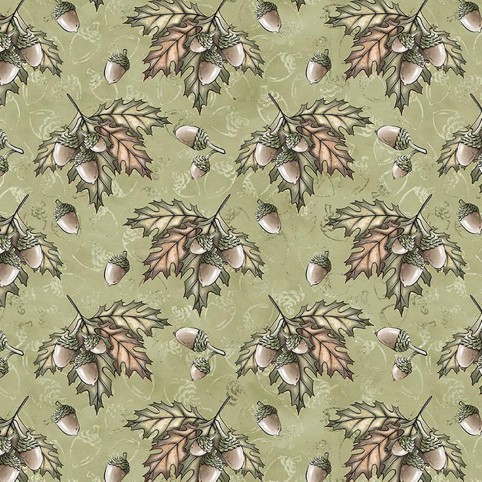 BLÄTTER UND EICHELN Ms. 2 (HERBST IM WALD)