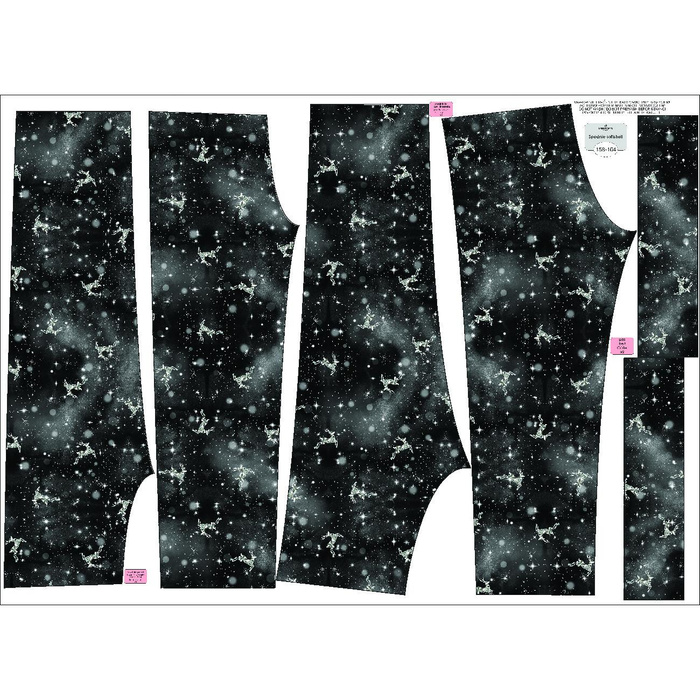 CHILDREN'S SOFTSHELL TROUSERS (YETI) - WINTER GALAXY PAT. 3 - sewing set