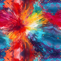 ABSTRACTION WZ.28 - looped knit fabric